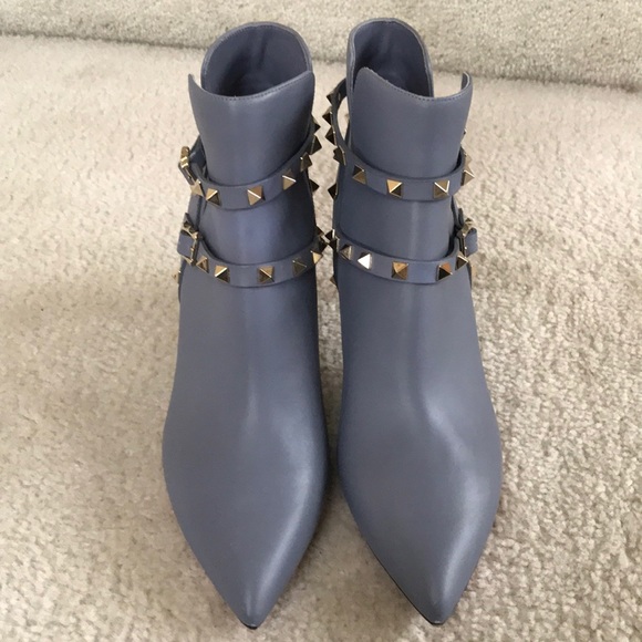 Valentino Rockstud Leather Bootie - Picture 8 of 16